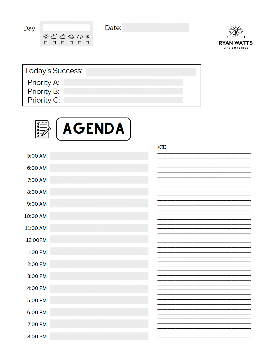 The Personal Success Planner