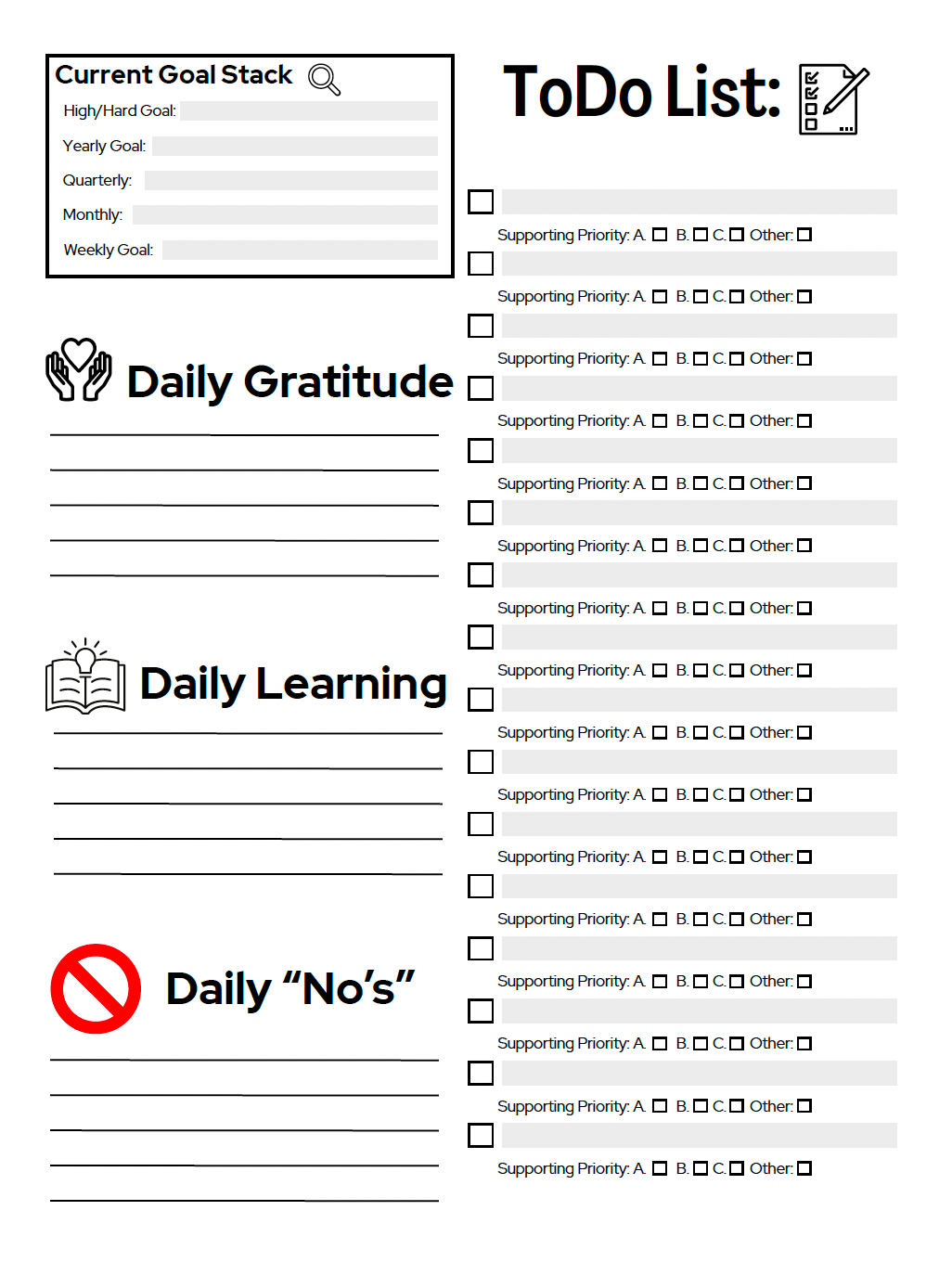 The Personal Success Planner